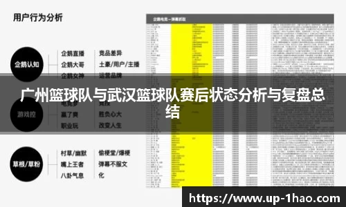 广州篮球队与武汉篮球队赛后状态分析与复盘总结